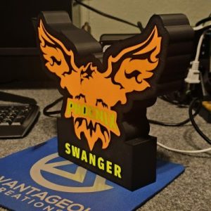 3D Printed LED Sign Box / Wall Art