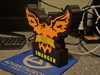 3D Printed LED Sign Box / Wall Art