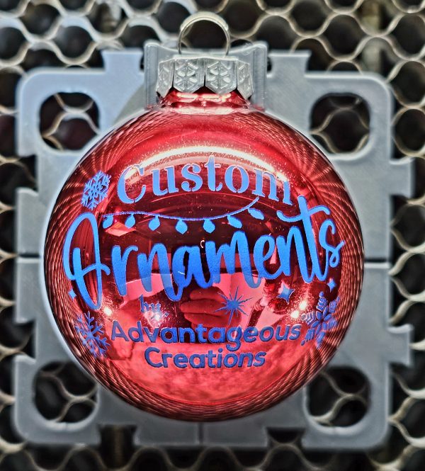 Personalized Glass Ornament - 65mm - Image 5