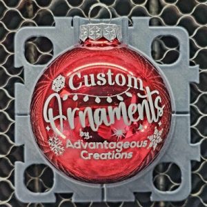 Laser Engraved: Personalized Ornament